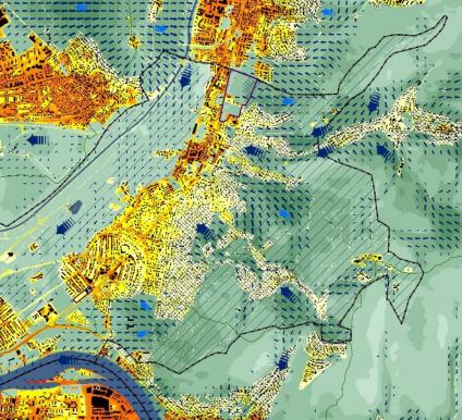 Klimakarte Gemeinde Riehen