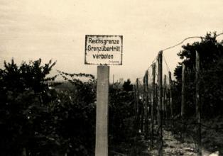 Reichsgrenze Grenzübertritt verboten
