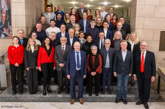 Die Mitglieder des Riehener Einwohnerrats am 4. Februar 2026