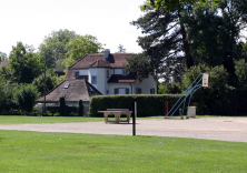 Ansicht des Zirkusplatzes im Sarasinpark