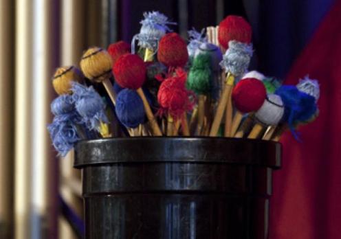 Marimba Schlägel der Musikschule SMEH