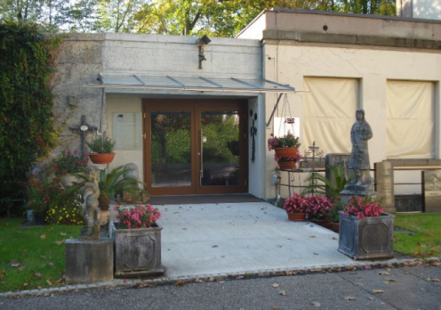 Eingang Sammlung Friedhof am Hörnli