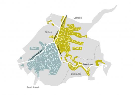 Riehen Zone 1 und 2 Abfall