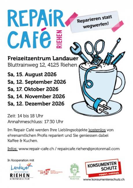Nächster Termin Repair Café 