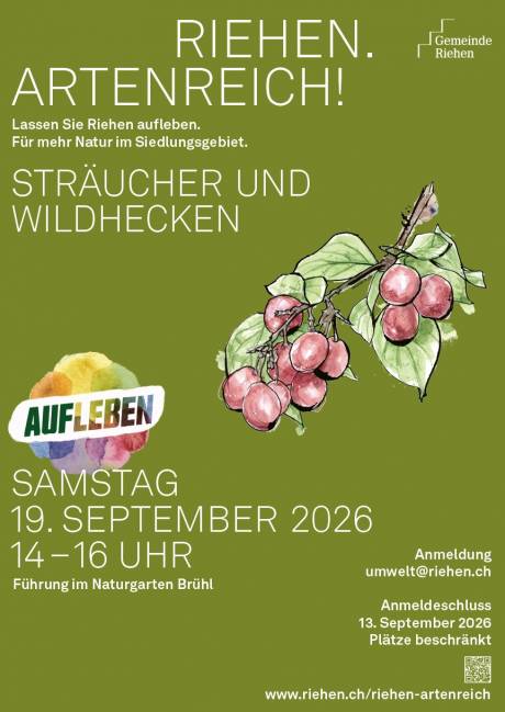 RIEHEN. ARTENREICH!