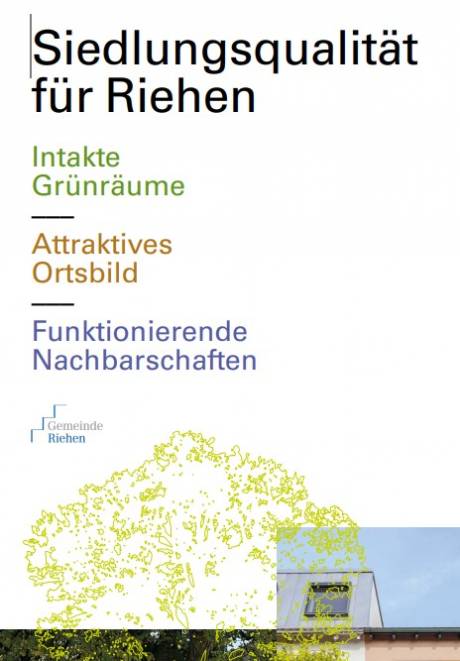 Broschüre zur Siedlungsqualität