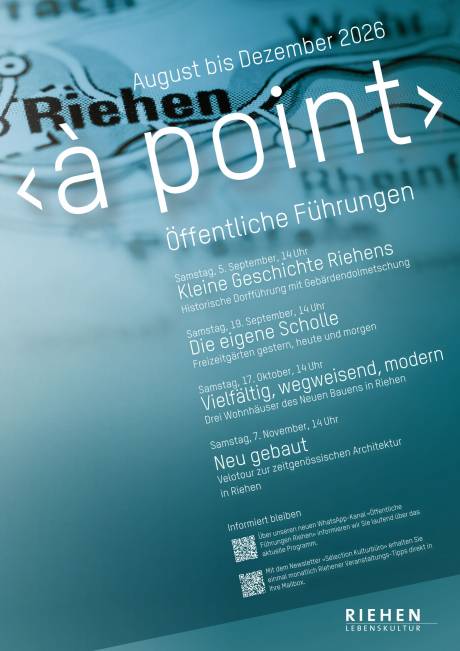 Öffentliche Führungen in Riehen